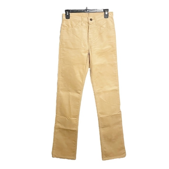Levi's Vintage Men's Pants Corduroy Straight Leg Pant Beige Peach Size 28 x 33